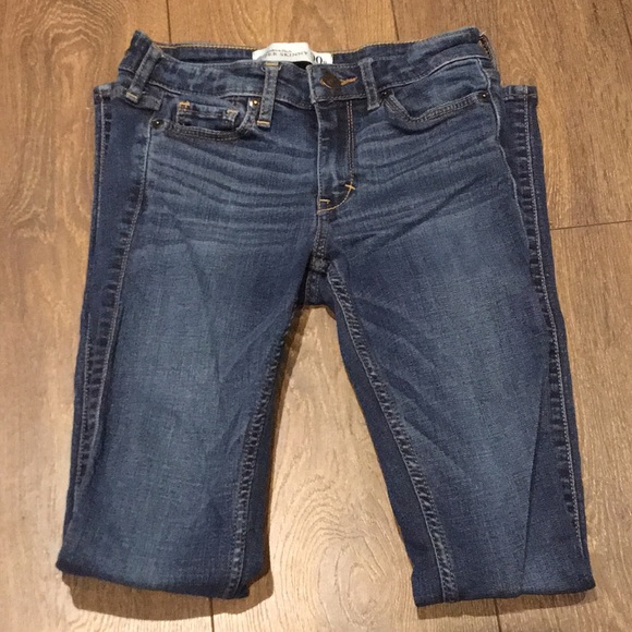 Abercrombie & Fitch Dark Wash Blue Super Skinny Jeans - Picture 5 of 10